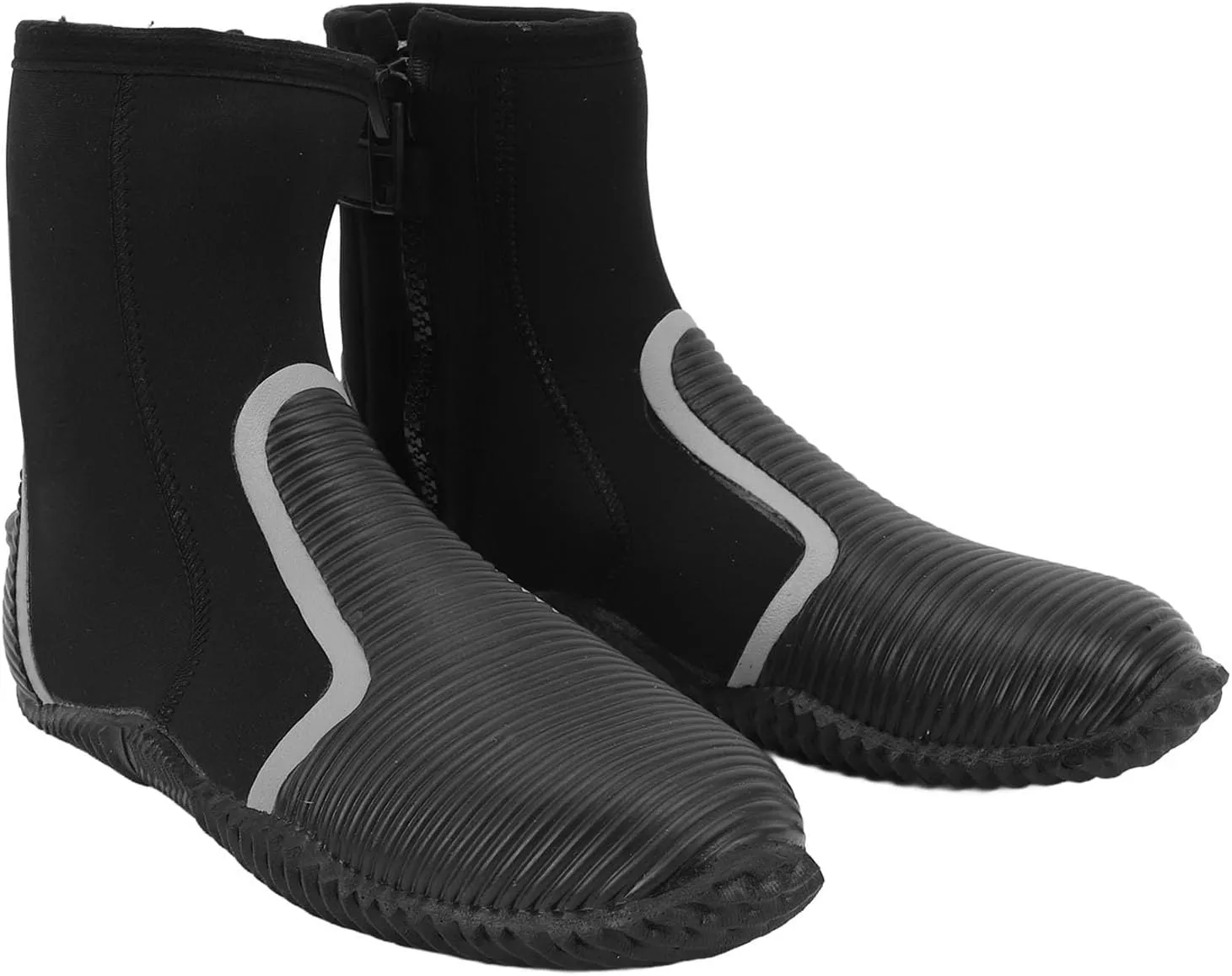 Water Shoes Diving Boots,5mm Thickened Zippered Dive Boots for Diving, Snorkeling, Outdoor Water Sports