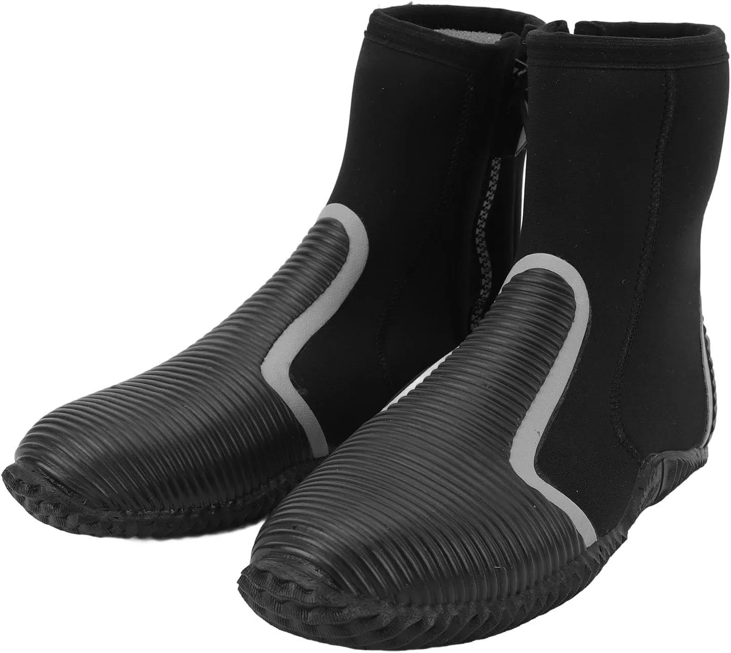Water Shoes Diving Boots,5mm Thickened Zippered Dive Boots for Diving, Snorkeling, Outdoor Water Sports