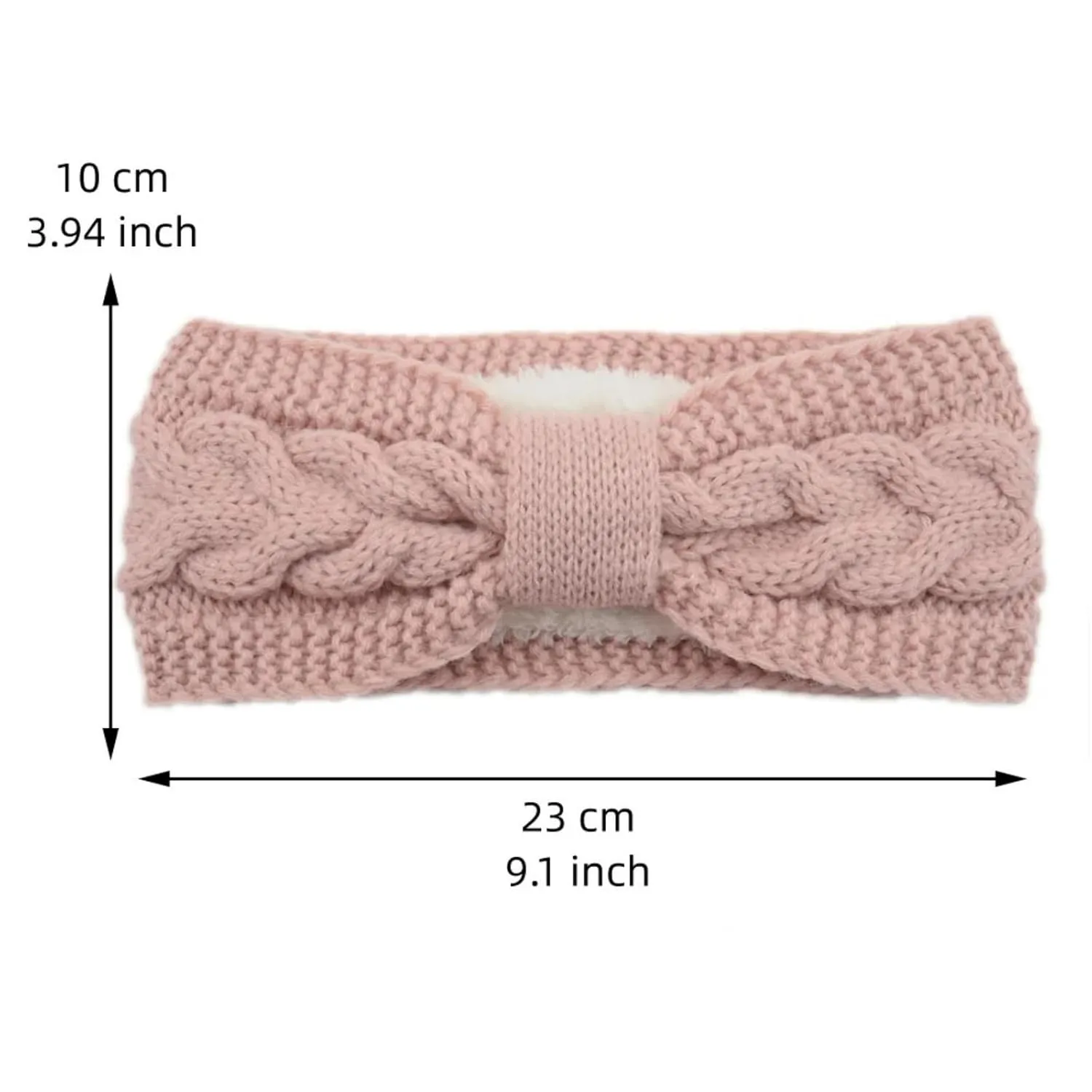 Winter Knitted Headbands For Women & Girls - Warm Ear Warmer Knitting Knot Turban Hair Band Headwear