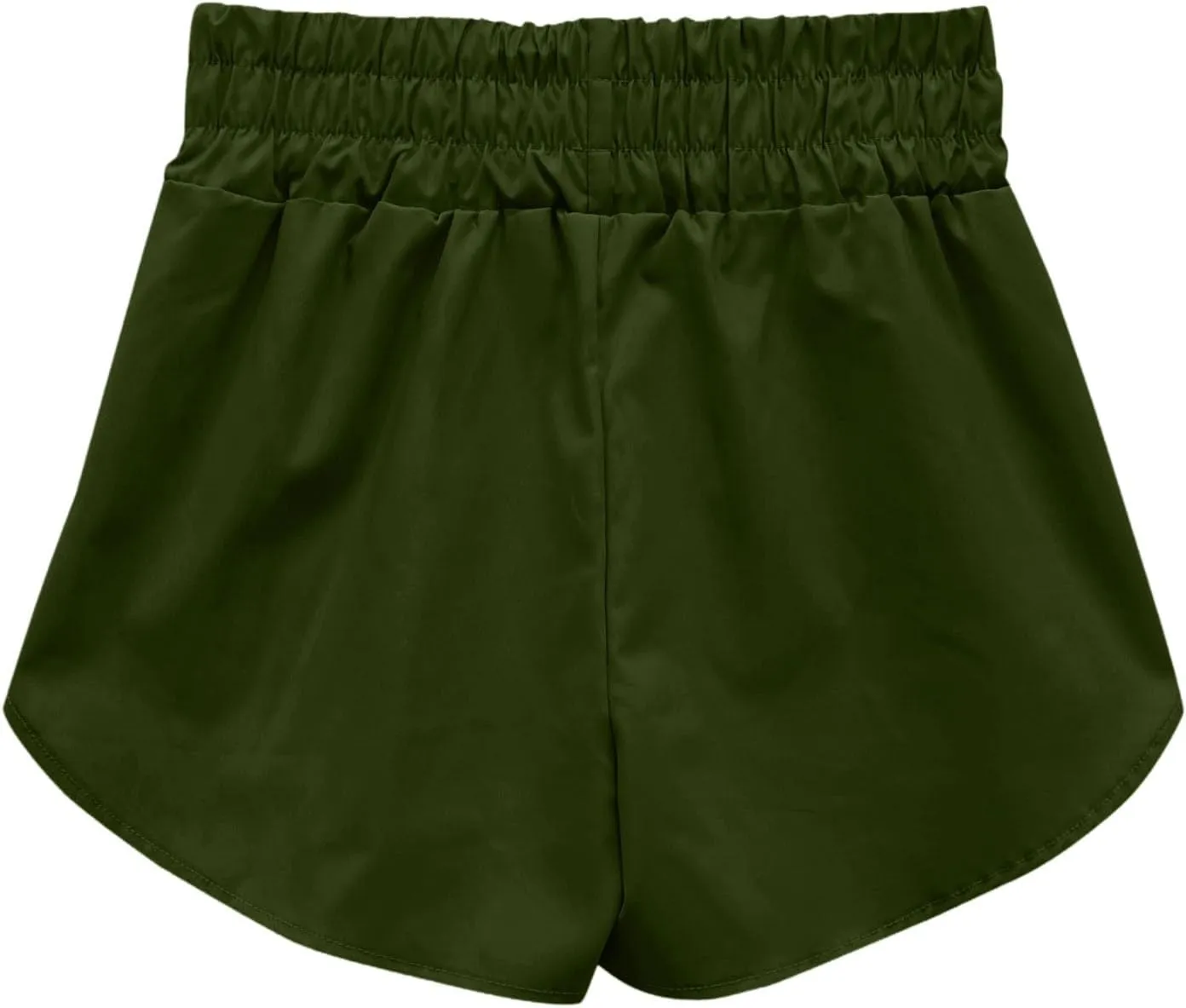 Women Athletic Shorts High Waisted Running Shorts Pocket Sporty Short Gym Elastic Workout Shorts