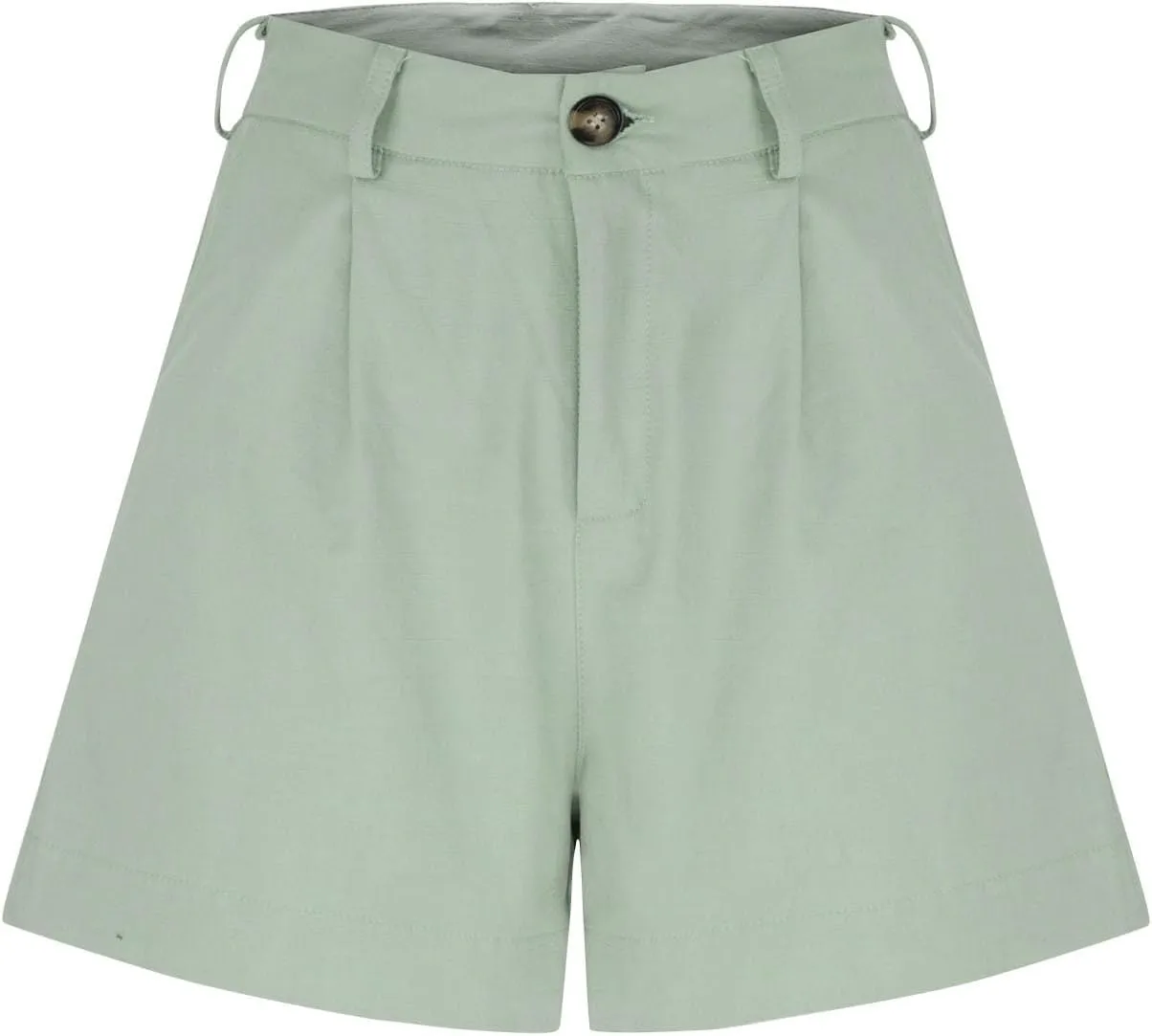 Women Linen Shorts Summer Casual Work Out Shorts High Waisted Bermuda Shorts Dressy Wide Leg Shorts with Pockets