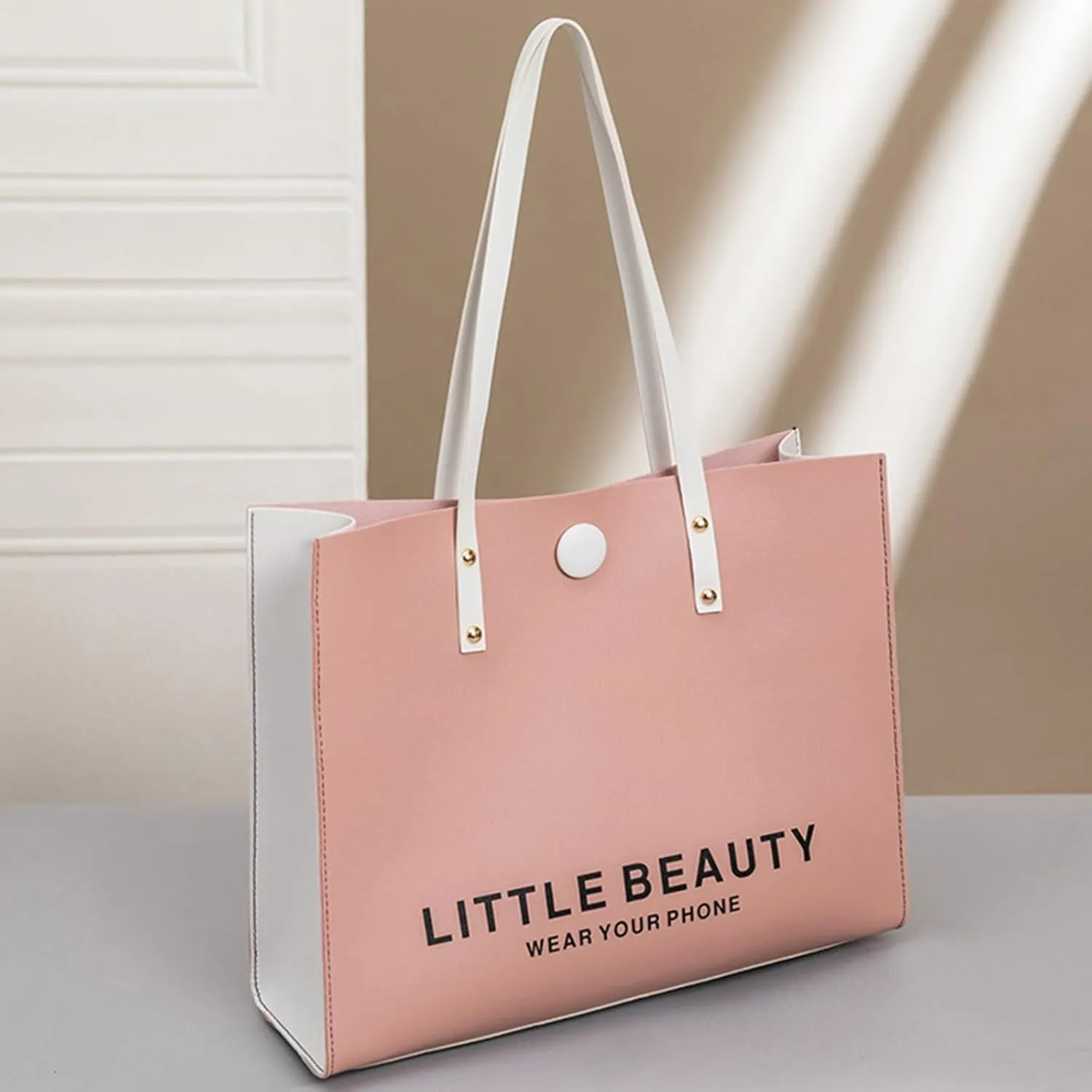 Women Shoulder Bag Fashionable New Pattern Minimalist Decorative Strap Large Capacity Handbag Men Bags (Red, One Size)