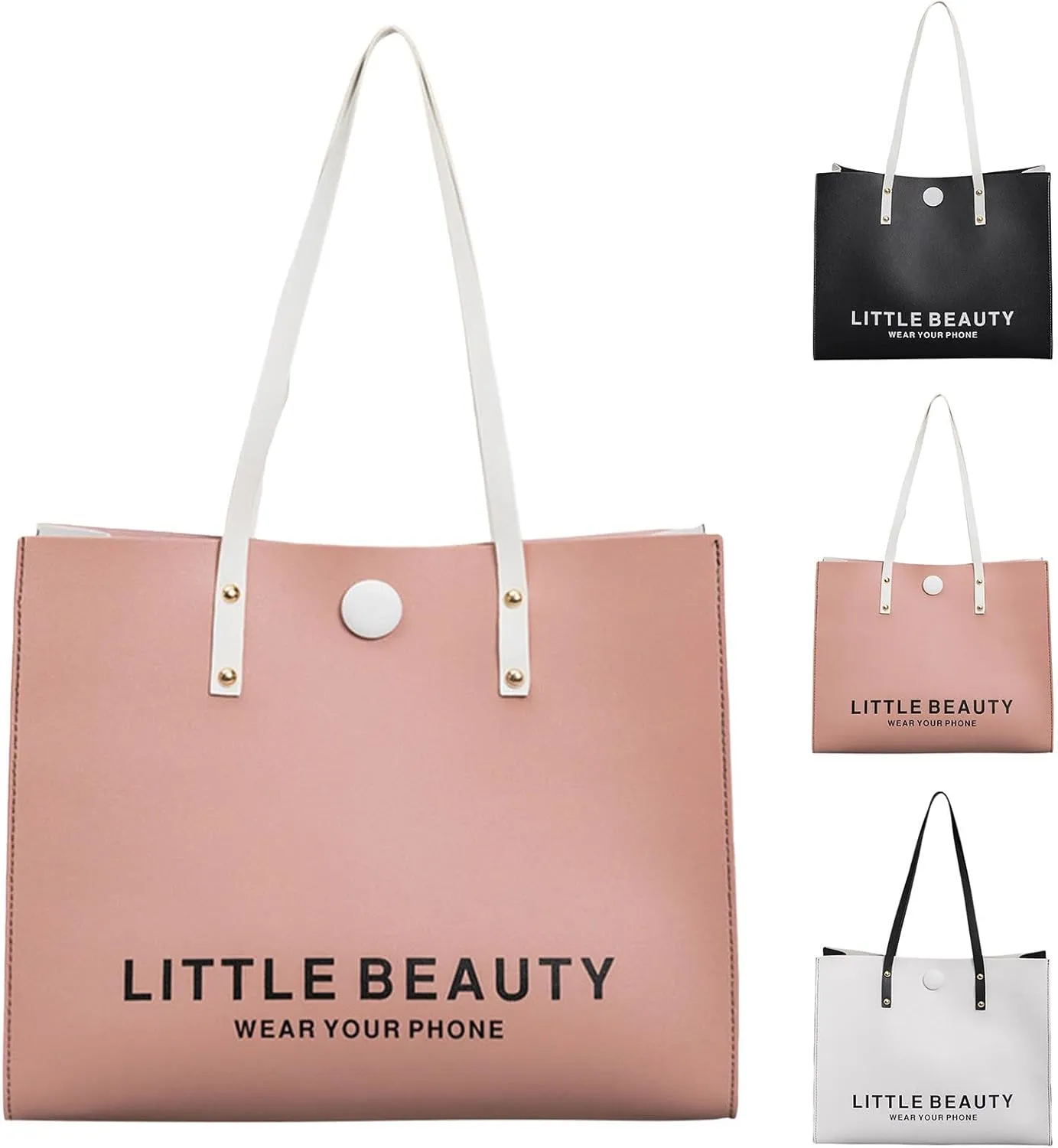 Women Shoulder Bag Fashionable New Pattern Minimalist Decorative Strap Large Capacity Handbag Men Bags (Red, One Size)