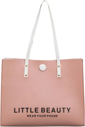 Women Shoulder Bag Fashionable New Pattern Minimalist Decorative Strap Large Capacity Handbag Men Bags (Red, One Size)
