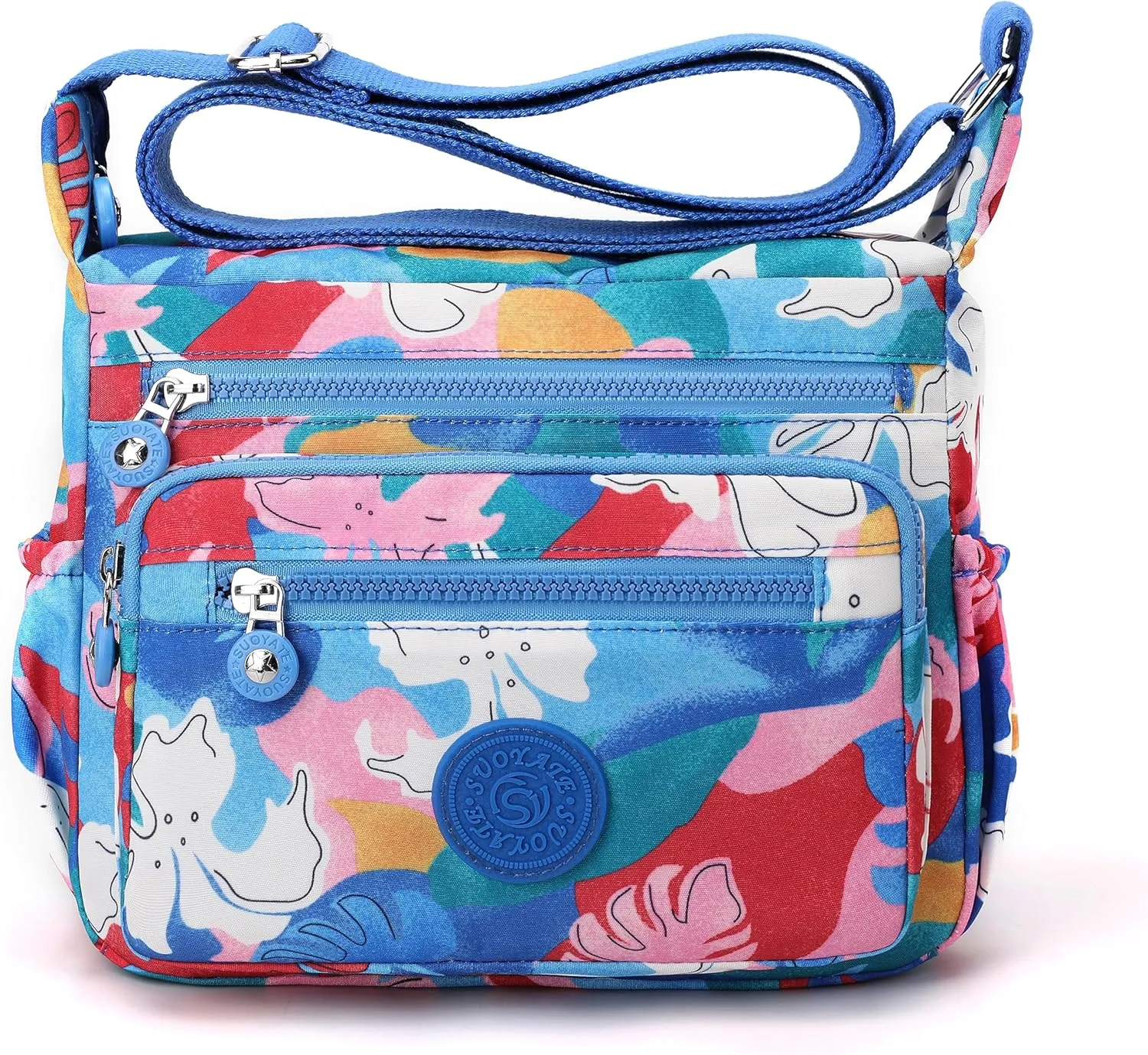 Women Shoulder Handbag Roomy Multiple Pockets Bag Ladies Crossbody Purse Tote Top Handle Satchel
