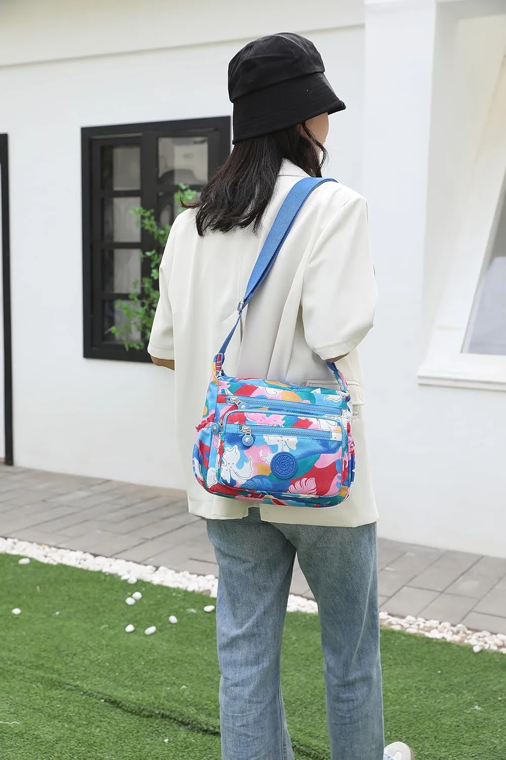 Women Shoulder Handbag Roomy Multiple Pockets Bag Ladies Crossbody Purse Tote Top Handle Satchel