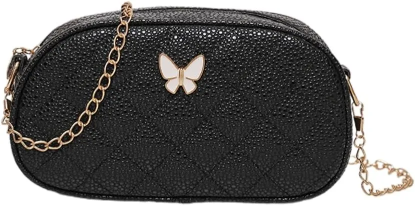 Women Small Crossbody Quilted Bag PU Leather Shoulder Bag Female All-matching Casual Satchel Bag