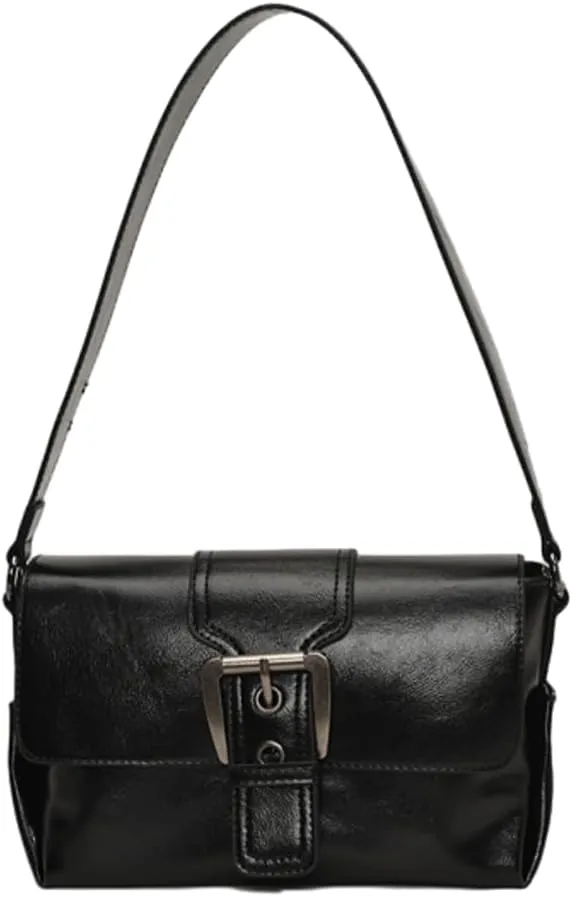 Women Stylish Shoulder Bag Crossbody Bag Retro Underarm Bag Small Square Bag Chic Satchel Purse Tote Bag Commuter Bag