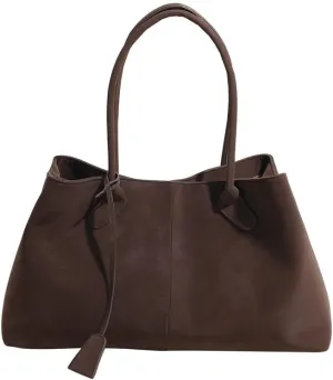 Women Vintage Tote Bag Large Capacity Hobo Bag Slouchy Shoulder Bag Work Bag Casual Shopping Bag Chic Satchel Purse