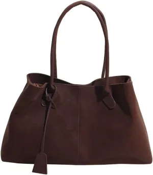 Women Vintage Tote Bag Large Capacity Hobo Bag Slouchy Shoulder Bag Work Bag Casual Shopping Bag Chic Satchel Purse