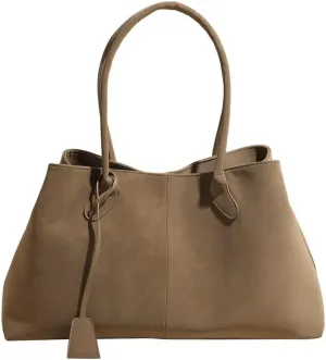 Women Vintage Tote Bag Large Capacity Hobo Bag Slouchy Shoulder Bag Work Bag Casual Shopping Bag Chic Satchel Purse