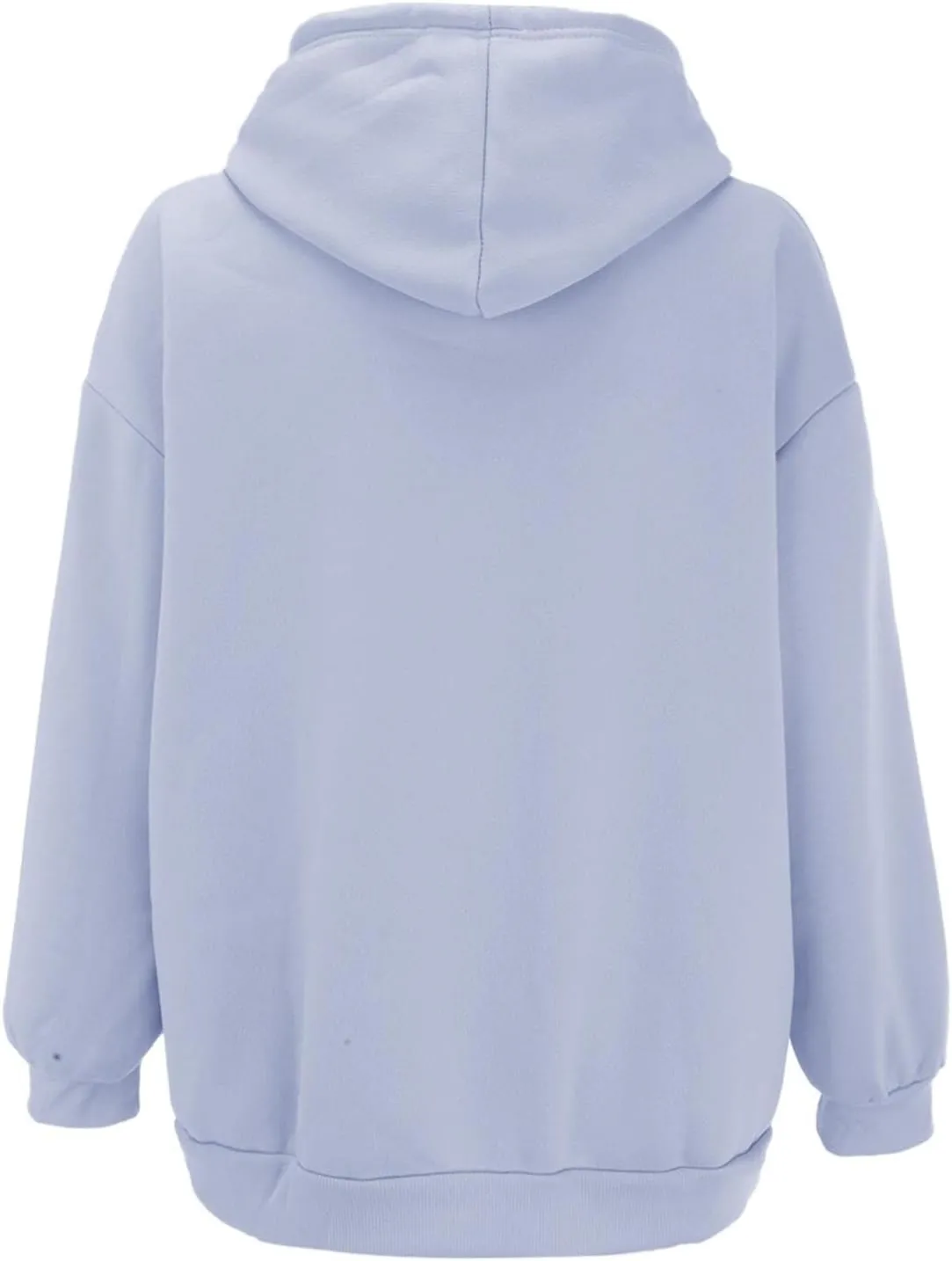 Women's Fall Jacket Oversized Pocket Sweatshirt Casual Drawstring Clothing Zipper Track Jacket Solid