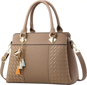 Womens Handbags Ladies Purse Satchel Shoulder Bags Roomy Fashion Tote Leather Bag Small Beach Tote