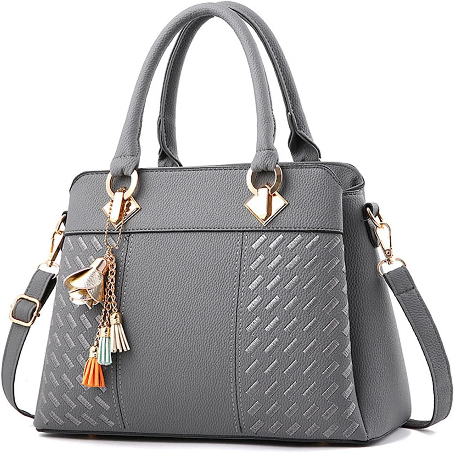 Womens Handbags Ladies Purse Satchel Shoulder Bags Roomy Fashion Tote Leather Bag Small Beach Tote