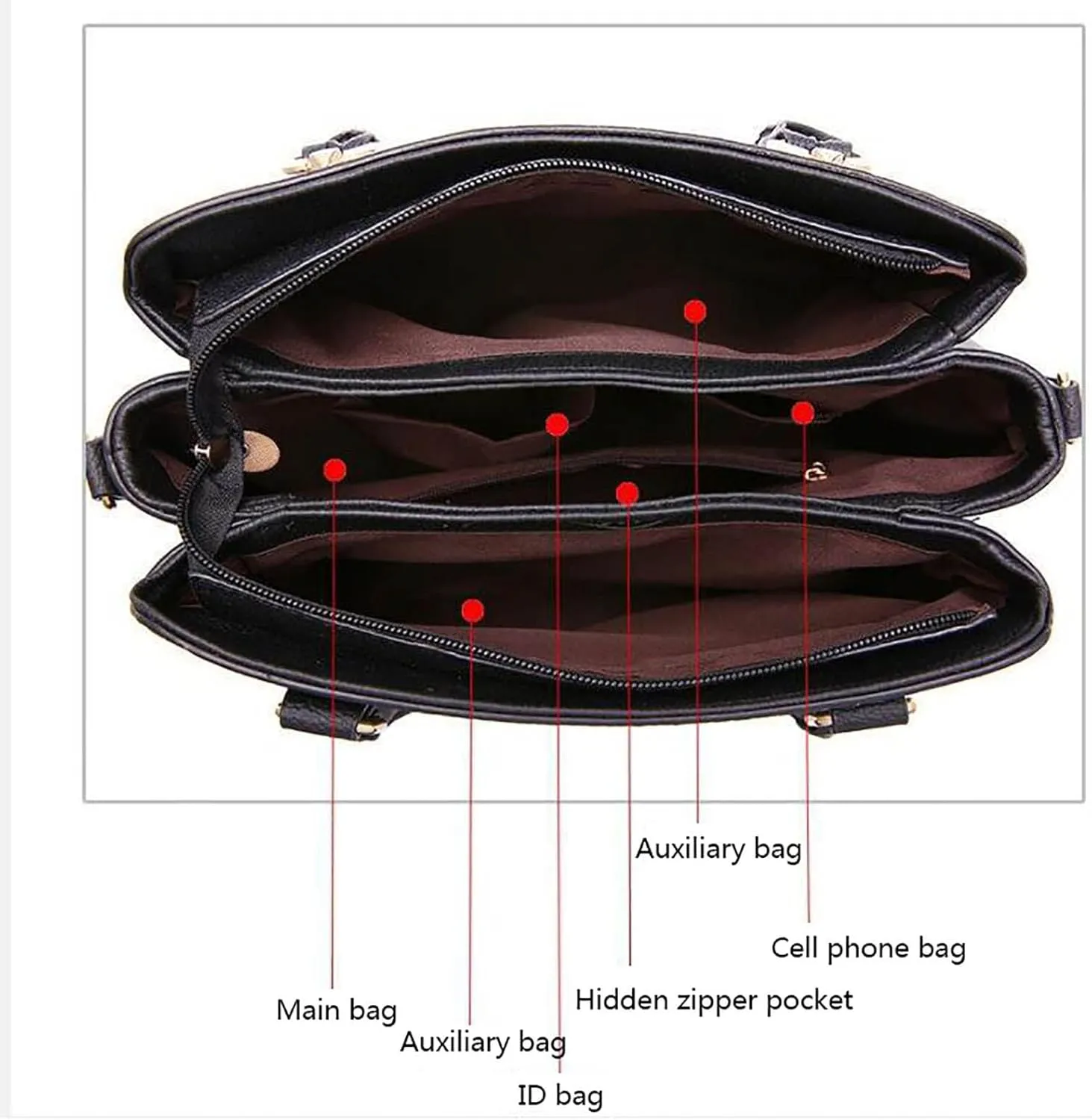 Womens Handbags Ladies Purse Satchel Shoulder Bags Roomy Fashion Tote Leather Bag Small Beach Tote