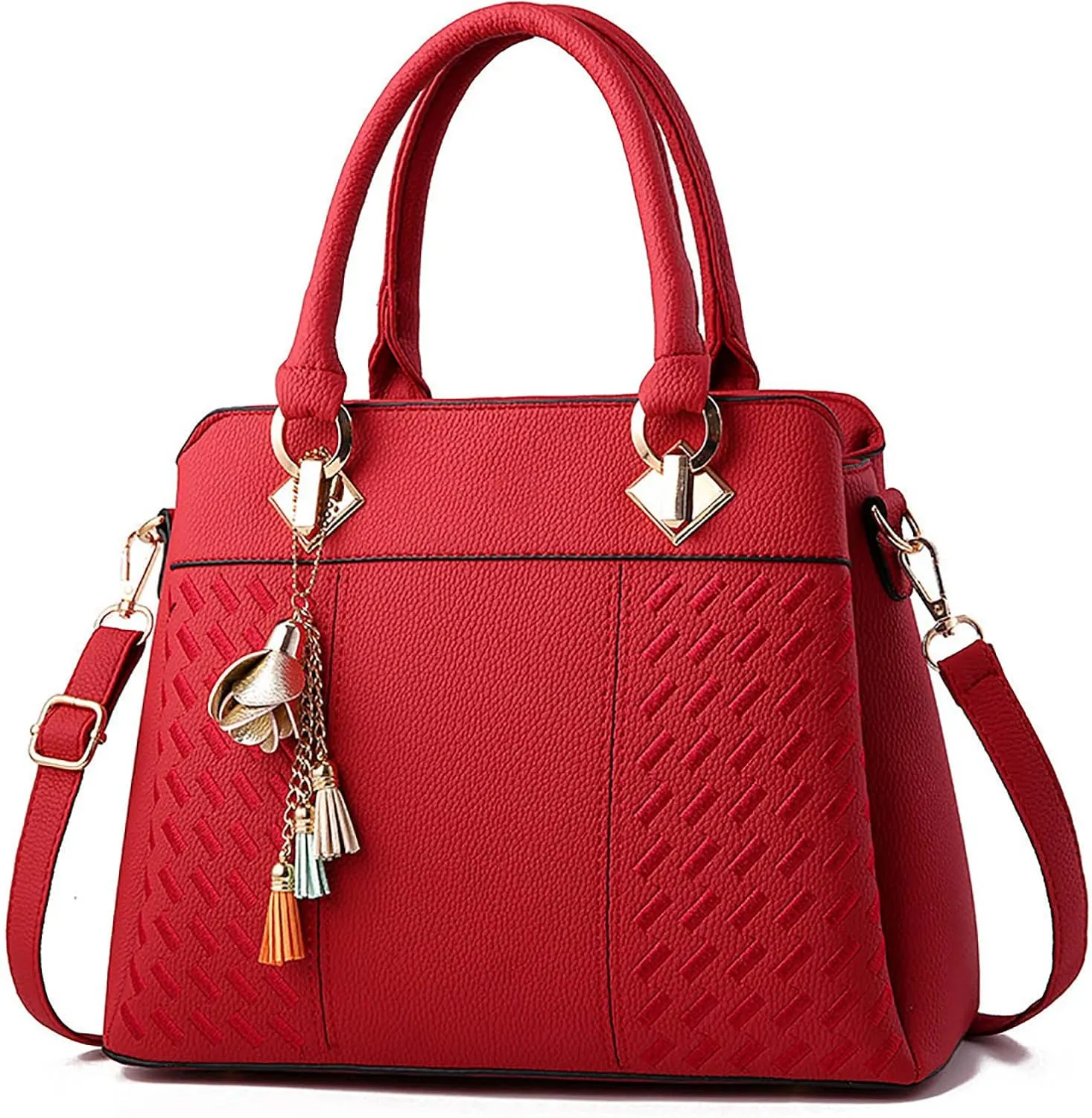 Womens Handbags Ladies Purse Satchel Shoulder Bags Roomy Fashion Tote Leather Bag Small Beach Tote