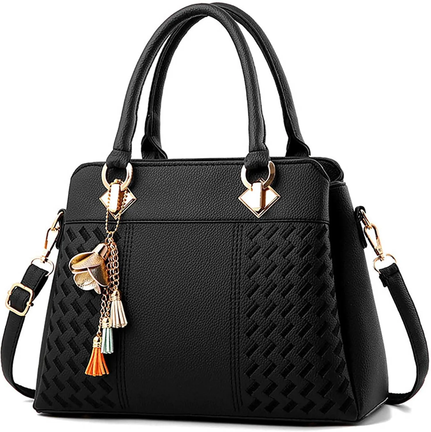 Womens Handbags Ladies Purse Satchel Shoulder Bags Roomy Fashion Tote Leather Bag Small Beach Tote