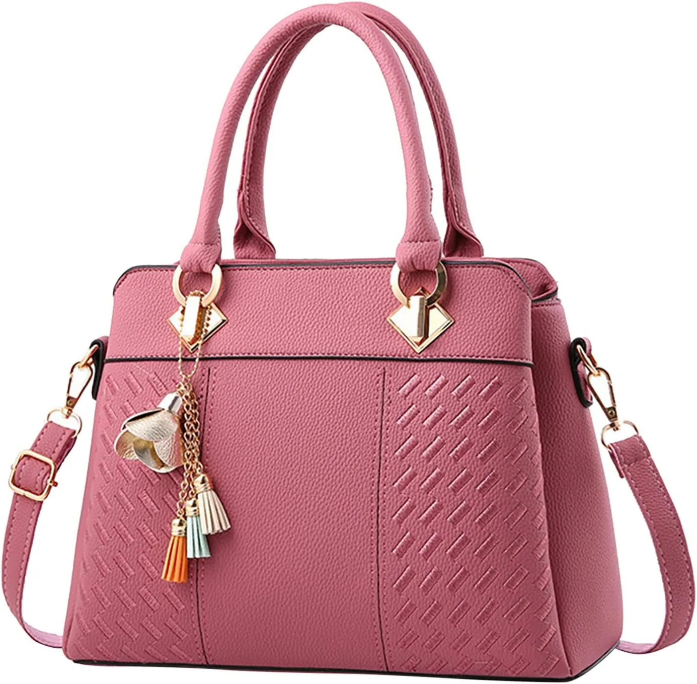 Womens Handbags Ladies Purse Satchel Shoulder Bags Roomy Fashion Tote Leather Bag Small Beach Tote