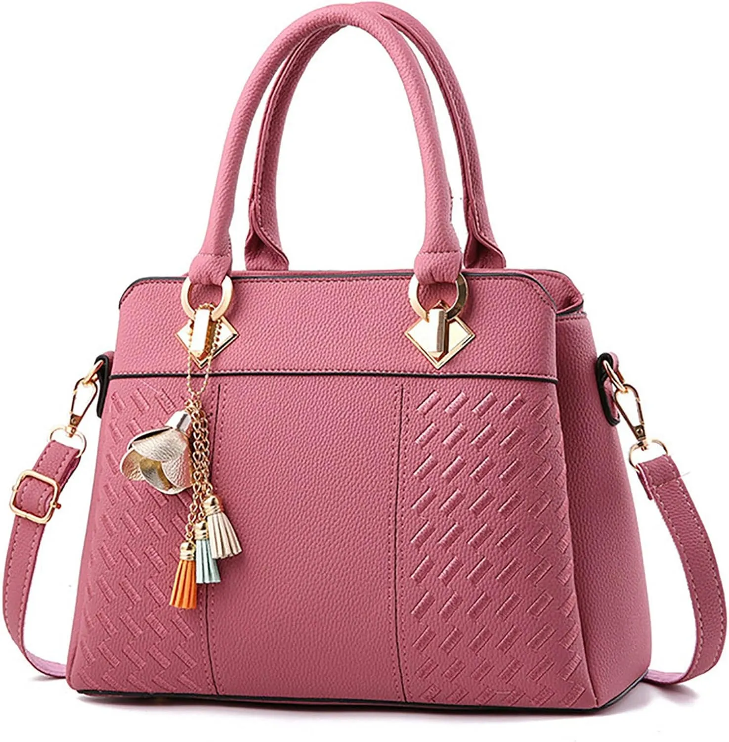 Womens Handbags Ladies Purse Satchel Shoulder Bags Roomy Fashion Tote Leather Bag Small Beach Tote