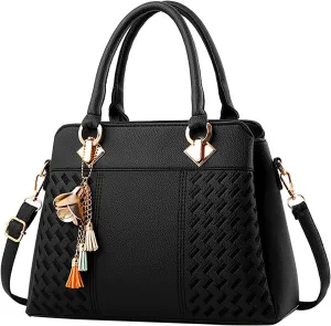 Womens Handbags Ladies Purse Satchel Shoulder Bags Roomy Fashion Tote Leather Bag Small Beach Tote