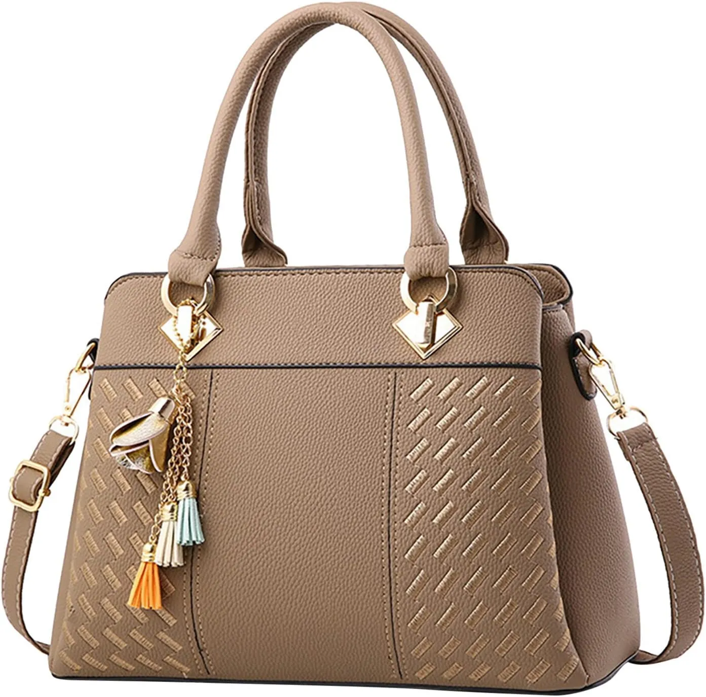 Womens Handbags Ladies Purse Satchel Shoulder Bags Roomy Fashion Tote Leather Bag Small Beach Tote