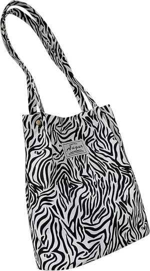 Women's Korean Version Cow Butterfly Printed Shoulder Bags Student Retro Canvas Bag Canvas Shoulder Bag (C, One Size)