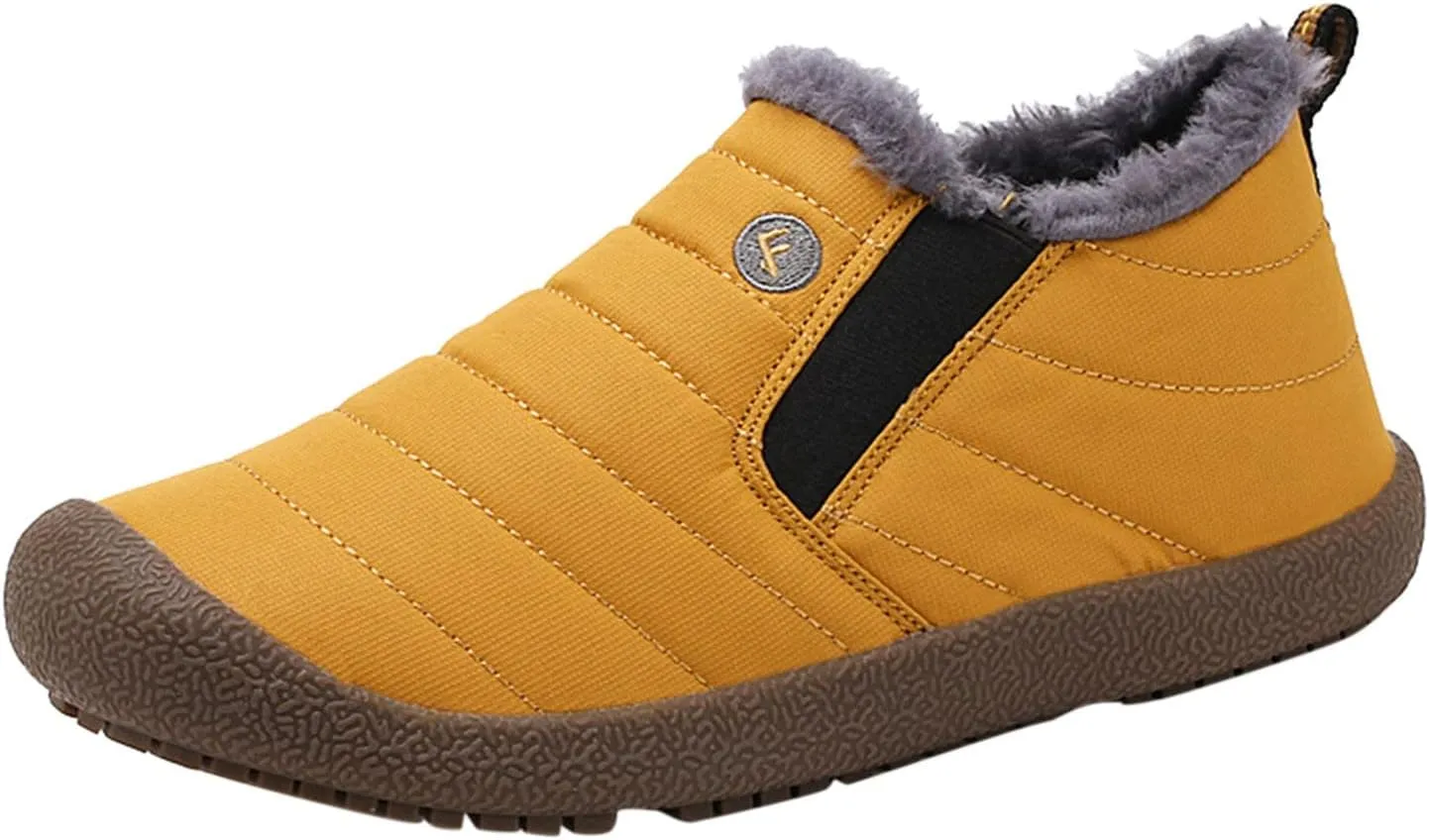 Womens Snow Boots Slip ons Women's Waterproof Winter Snow Boots Women's Black Leather Winter Boots Outdoor Boots Women Warm Botas Para La Nieve Para Mujer