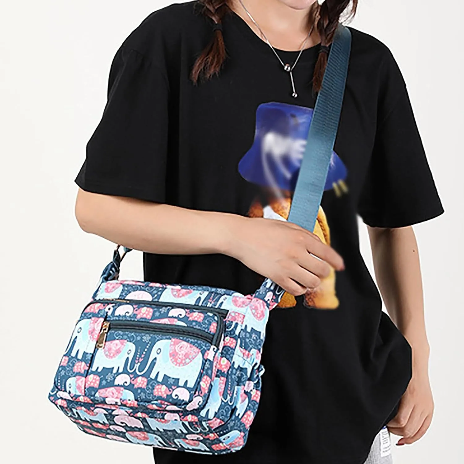 Women's Trendy Crossbody Bag Chest Bags Daypack Crossbody for Travel Sport Running Hiking Backpack Diaper Bag(E)