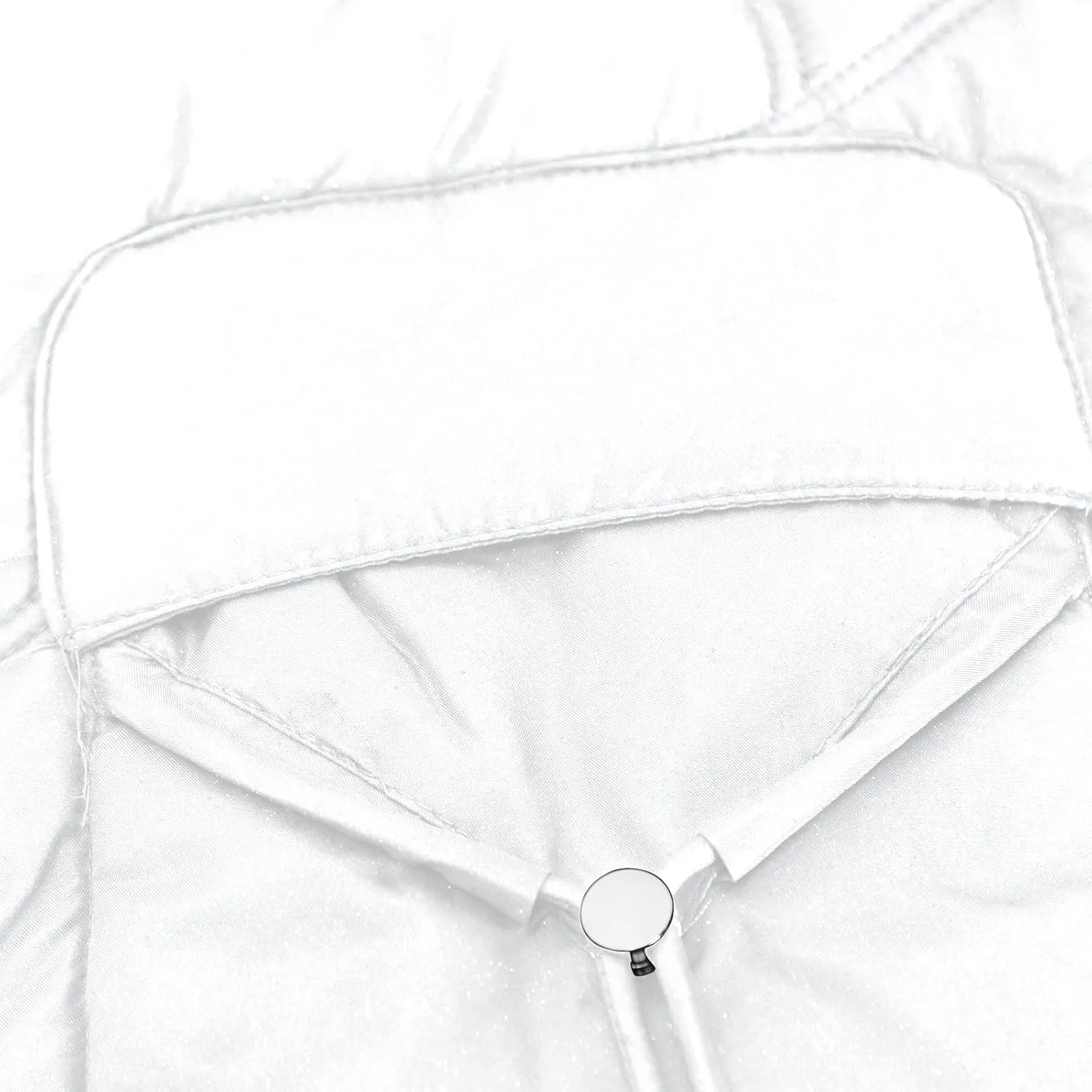 Womens Winter Padded Jacket Casual Hooded Puffer Jackets Zip Up Quilted Warm Outerwear Plain Down Coats