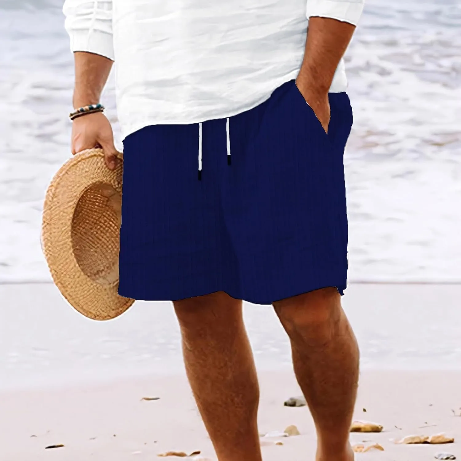 Workout Shorts for Men Fashionable Casual Shorts Solid and Men's Pants Plaid Shorts Men Cargo Stretch Shorts Cargo