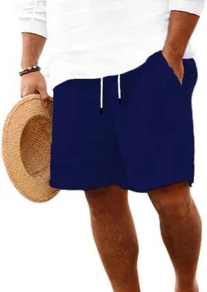 Workout Shorts for Men Fashionable Casual Shorts Solid and Men's Pants Plaid Shorts Men Cargo Stretch Shorts Cargo