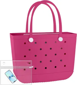 X-Large Rubber Tote Bag Waterproof Beach Washable Handbag Storage Bags Durable Modern Travel SportsTote Bag